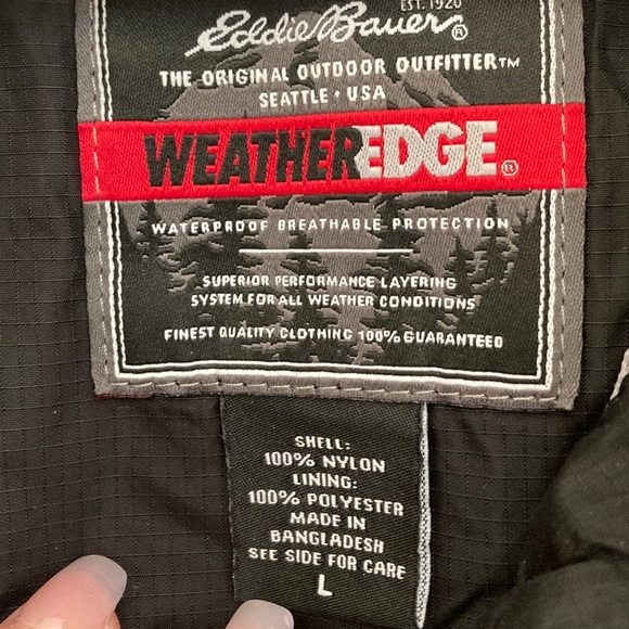 Eddie Bauer Womens Weather Edge Rain/Storm Jacket - Picture 4 of 16